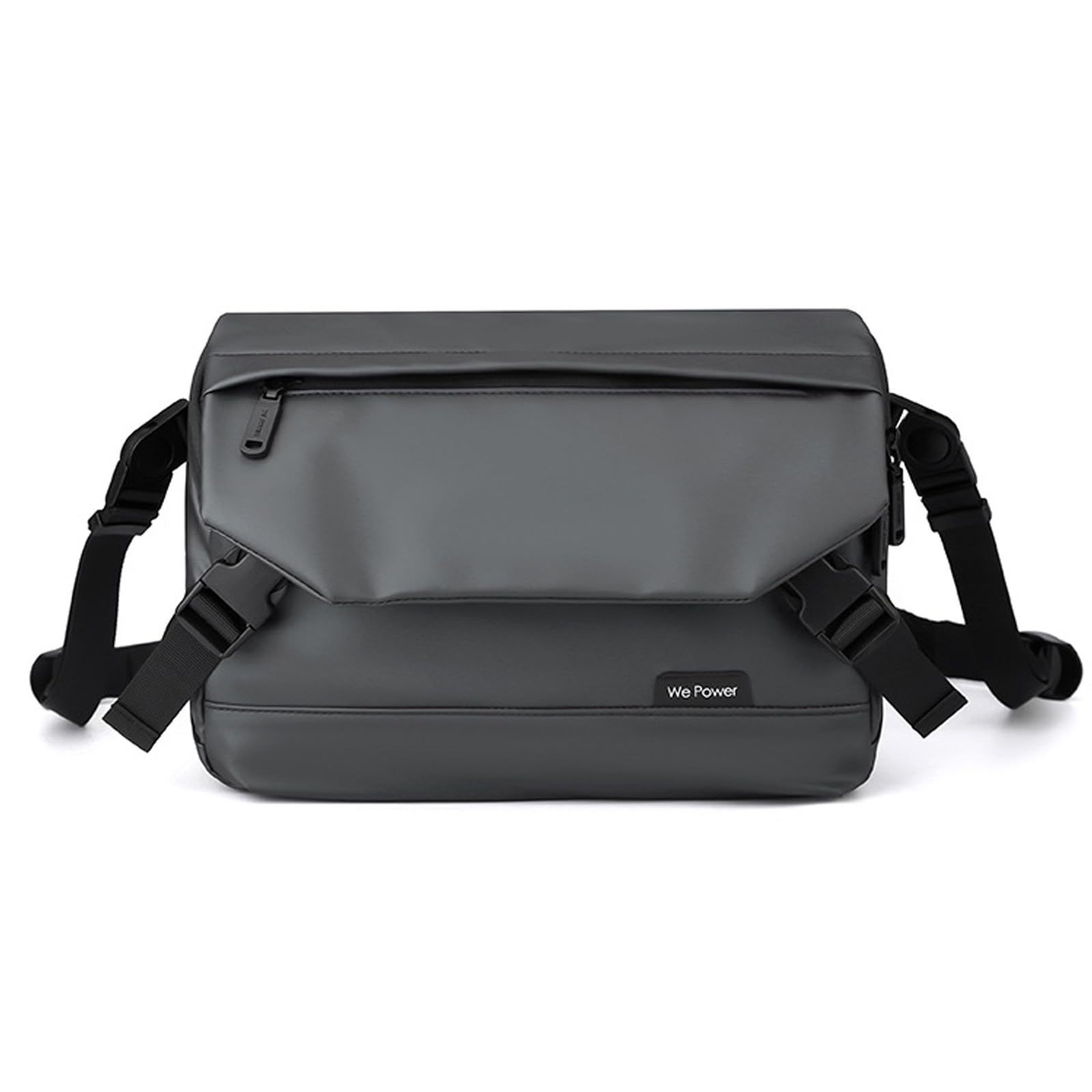 FANDARE Sacoche Homme Bandoulière Sac d'Épaule Messenger Femme Affaire Business Weekend Sport Gris