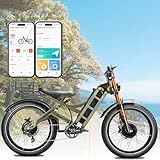 eAhora Romeo Pro 2 🔥[2025 Romeo Pro 2 Ebike Significantly Upgraded] ①2000W *2 dual motor ( 33.3% up from last 1500W), top speed up to 46mph(vs 40mph), 120NM*2 torque (vs 100NM),effortly conqure 45°slope(vs 40°); ②52V 70Ah battery(vs 60Ah) for a 200 m...