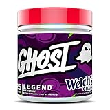GHOST Legend V2 Pre-Workout Energy Powder, Welch's Grape - 25 Servings - Caffeine, L-Citrulline, & B