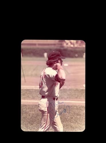 Steve Ontiveros Signed Original 1970`s 4x5 Snaphot Photo San Francisco Giants At Cubs Wrigley