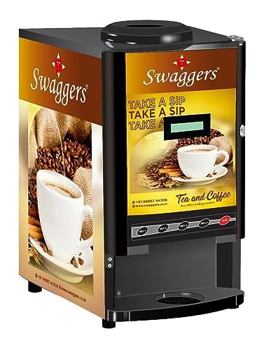 Image of Swaggers Heavy Duty Tea /Coffee /Soup Vending Machine with 3 Options Suitable for Office /Factory /Godawn /Catering House.Ready to Serve, No Milk Required(Free Sample Premix) !1 Year Warranty!
