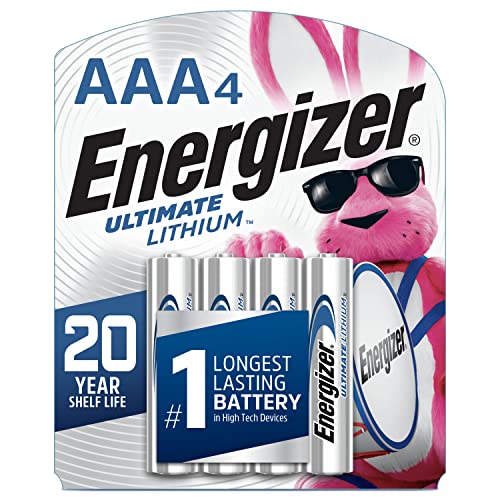 Energizer AAA Lithium Batteries (4-Pack) - Long-Lasting Power for Your Everyday Devices