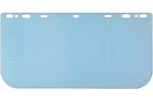 MCR Safety 8 x 15.5 inch Peesnt Clear Plastic Glass Face Shields