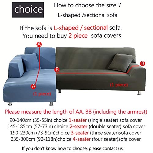 Housse élastique extensible pour protéger et rénover un canapé 3 places - 3