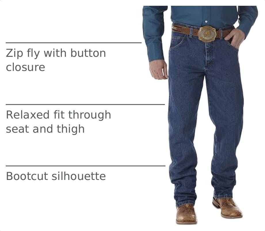 Image of Wrangler Cowboy Cut Relaxed Fit Jeans