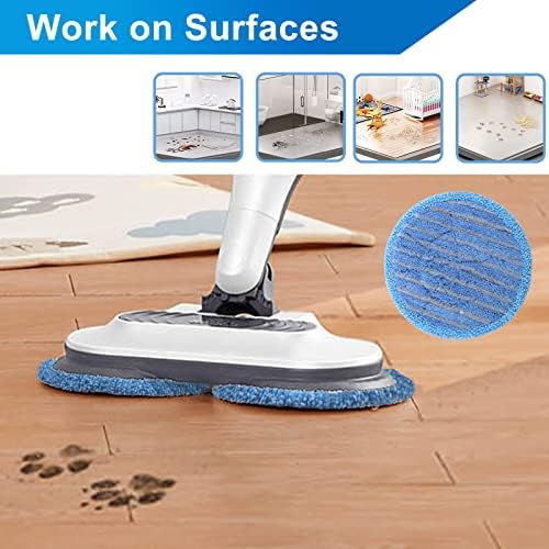 Image of AIR U+ 6 Pack Steam Mop Replacement Pads for Shark Steam & Scrub Mop