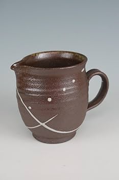 Amazon.co.jp: 笠間焼 釉志窯 伝統工芸士 志賀 出 作 荒土後手酒