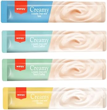 Wanpy Mixed Four Delicious Cream Cat Award, 50x14 Grams