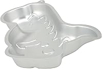 Vista 5 de Molde de pastel con forma de dinosaurio de trébol, molde de aluminio 3D para pastel de cumpleaños, aniversario, fiesta, Navidad