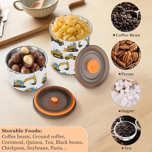Lata Hermética Domiking para Café Acero Inox 900ml miniatura 5
