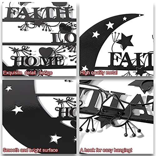 Aboxoo Home, Love And Faith The Moon And Back Wall Art thumb #6