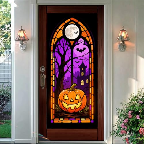 Película decorativa adhesiva para ventana Halloween miniatura 6