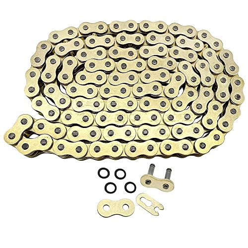 Jinfannibi 520 Drive Chain 120 Links O-Ring With Connecting Master Link Motorcycle #TOP3