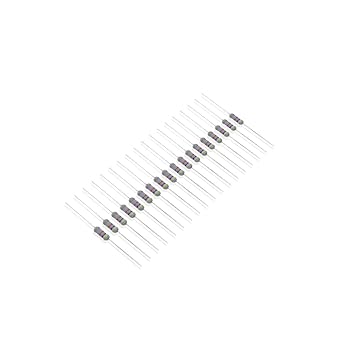 Electronic Spices 100 Pcs 7K Ohm (?) 1 Watt ?5% Tolerance 7K MR ? ohm MF Through Hole Resistors Axial Lead