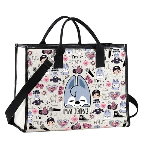 Image of JNIAP Korean Group Stay Crossbody Bag Korean Group Stay Wolf Gifts I'm Foive Gifts Stay Merchandise Stay Wolf Shoulder Bag