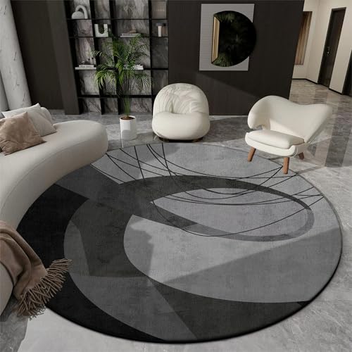 Tapis de sol doux géométrique idéal pour un salon cocooning - 2