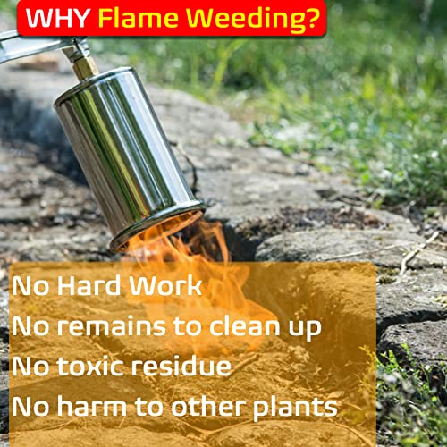 Schtumpa-Weed-Torch-Burner-Propane-Torch-Flame-Weeder-500000BTU-32Inch-Long-Electric-Ignition-Ergonomic-Anti-slip-Handle-for-Burning-Grass-Starting-Fires-and-Melting