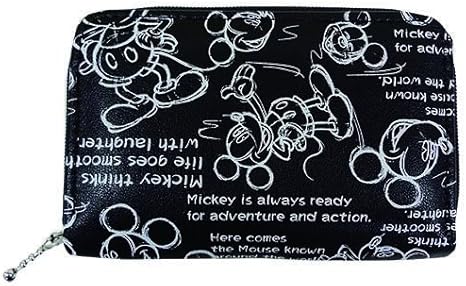 Amazon Co Jp ディズニー ミッキーマウス コインケース 小銭入れ ラウンドファスナー タイプ デッサン柄 ブラック D1036bk 1 おもちゃ
