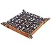 Produktbild Blauer Hintergrund Aufbewahrungsbox Faltbar Schmucktablett Schmuckschale Schmuckdisplay Halskette Ring Organizer 16x16cm