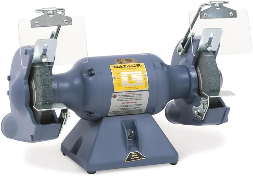 BALDOR ELECTRIC, 712E, 7″GRINDER 115V W/8′ 3CND.CORD & PLUG W/PRESSED – B002FCGEBU