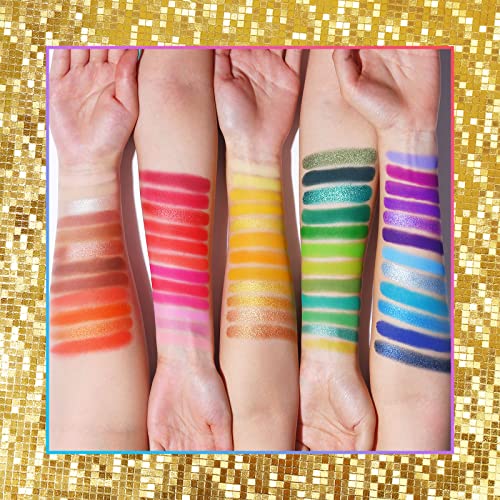 Ucanbe Makeup 60 Colors Eyeshadow Palette, Highly Pigmented Rainbow Eye Shadow Palettes Sets, Pro Matte Shimmer Metallic Long Lasting Waterproof Blendable Powder Make Up Pallet Cosmetics Gift Kit #TOP1