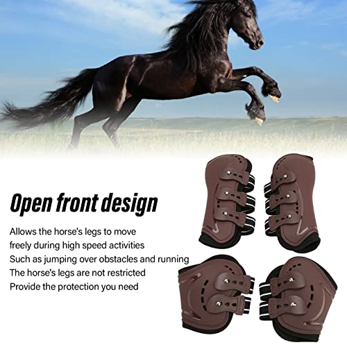Gardes de jambe de cheval Pilipane bottes de protection réglables et légères - 5