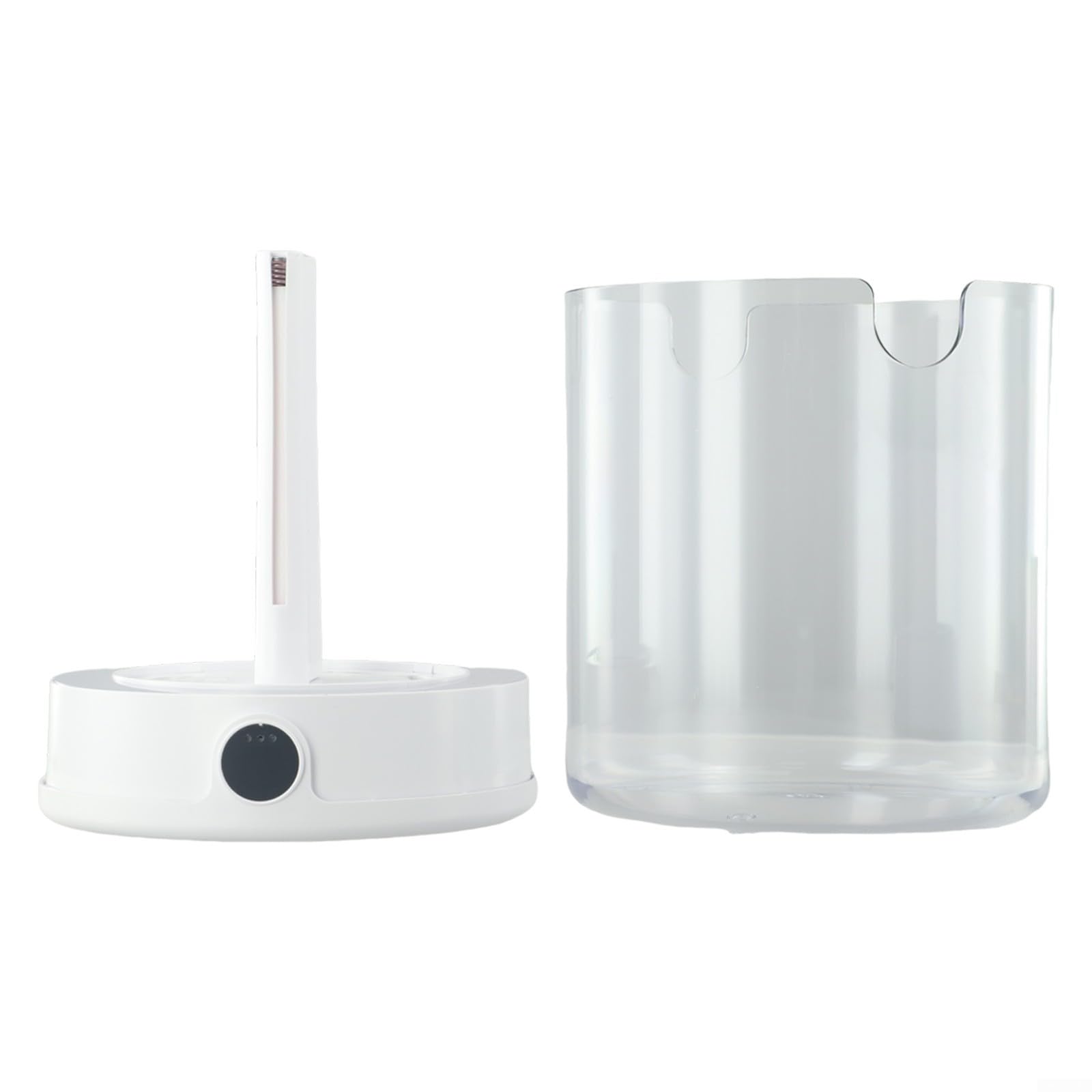 Humidificador de aire de doble boquilla con monitoreo de humedad en tiempo real con humidificadores de escritorio de gran capacidad de 2 L, humidificador silencioso, humidificador de