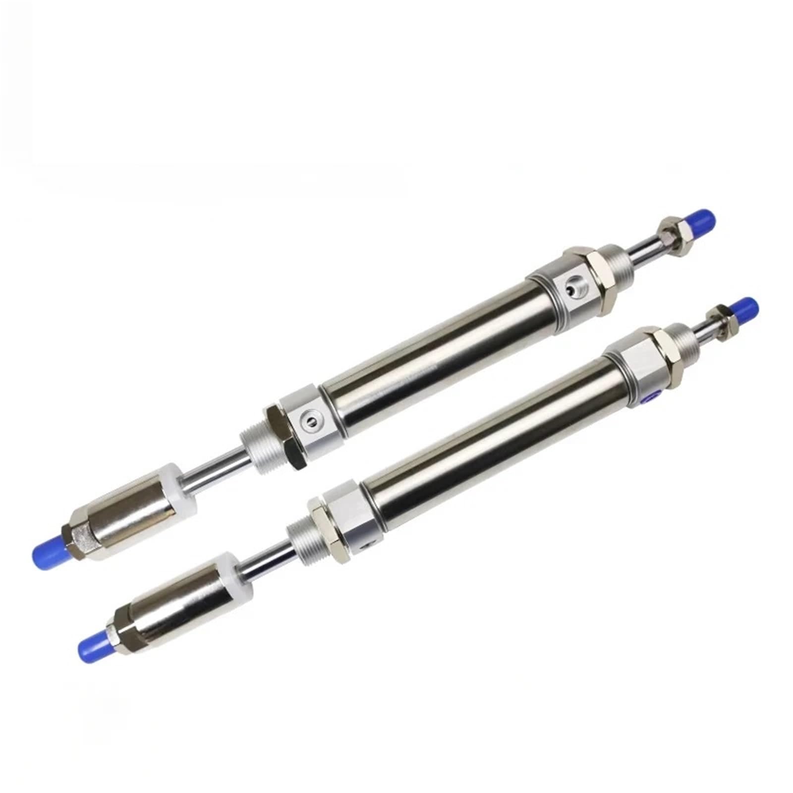 Vérin pneumatique MAJ16 acier inoxydable double effet course réglable