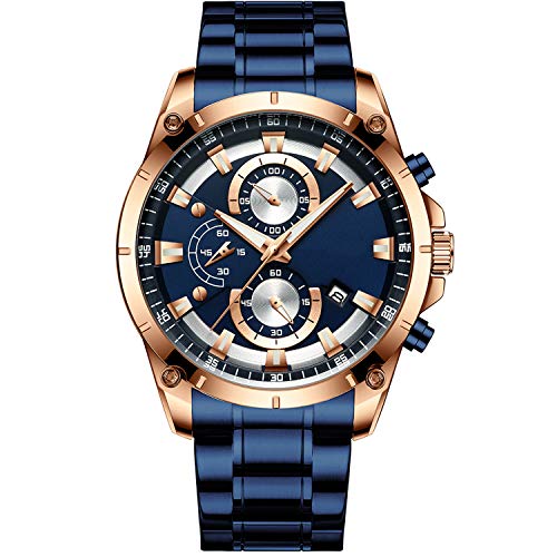 Sunwh Montre de Sport étanche à Quartz pour Homme