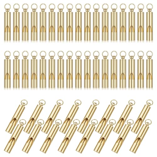 Yuanan Brass Safety Whistle - 50 Pack