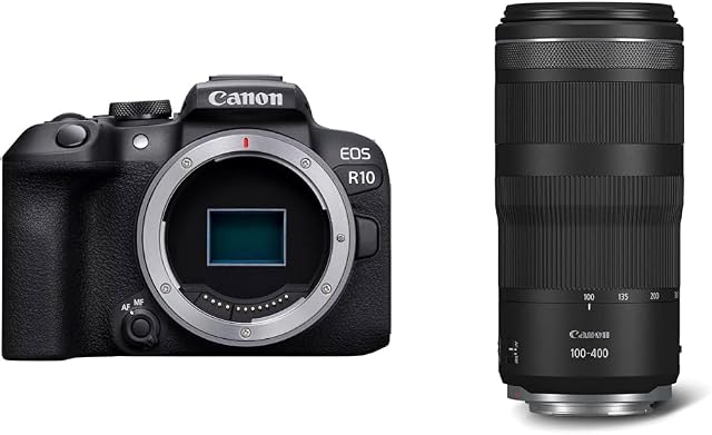 Canon EOS R10 Cámara Mirrorless Cuerpo + RF 100-400mm F5.6-8 IS USM