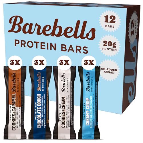 Image of Barebells Protein Bars People's Choice Variety Pack - 12 Bars, Nutritious Snacks with 20g of High Protein - Chocolate Treat with 1g of Total Sugars - Perfect on The Go Breakfast Bars
