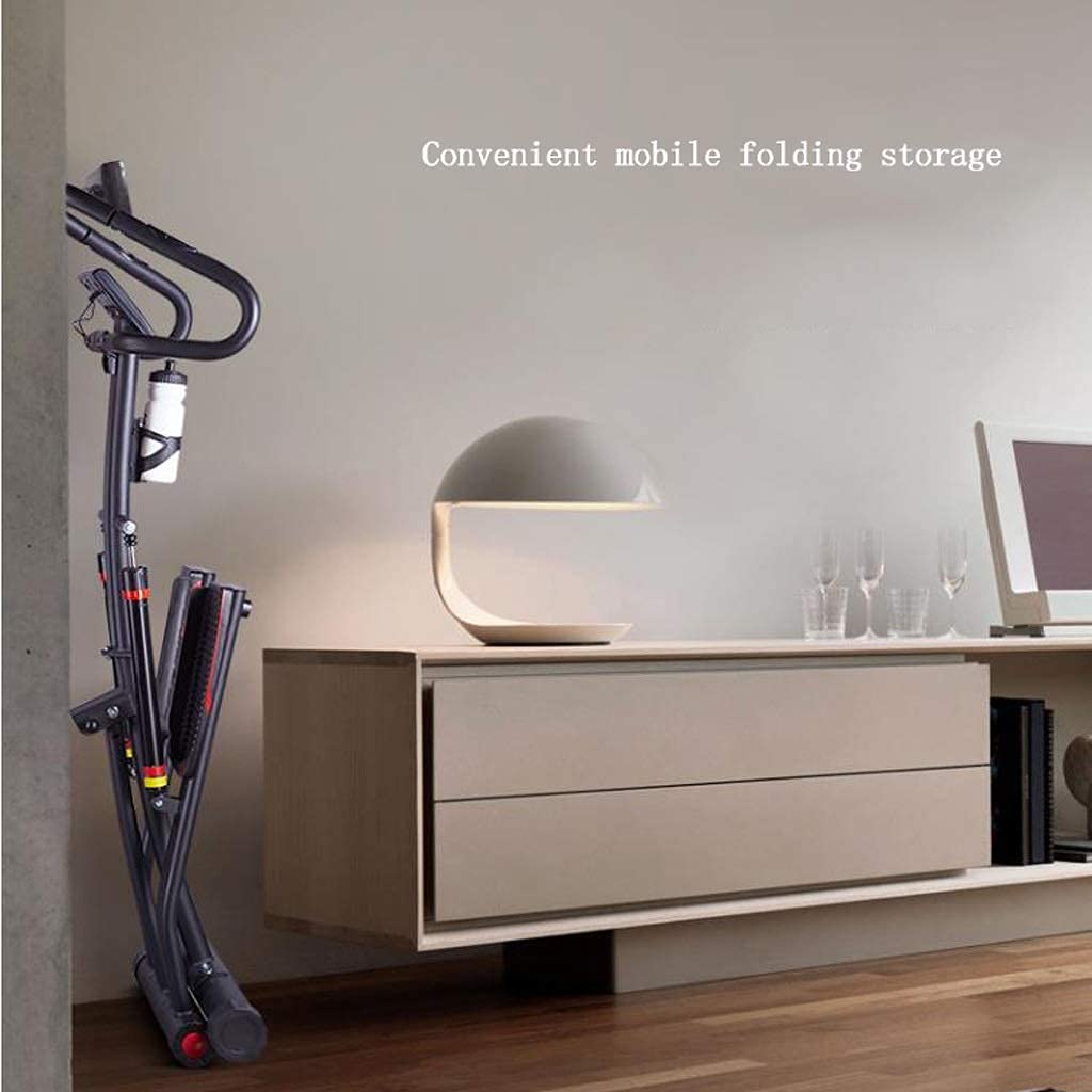 Stepper Vertical Climber Fitness Home con braccioli Macchina per Arrampicata Multifunzionale Esercizio Pieghevole Attrez