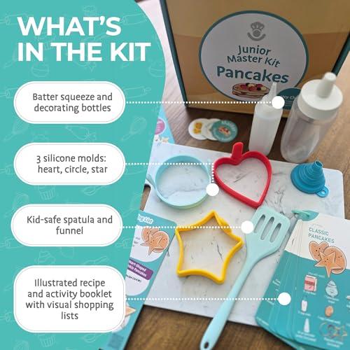 Tovla Jr. Ultimate Pancake Making Kit for Kids – DIY Breakfast Fun with STEAM Learning Tools