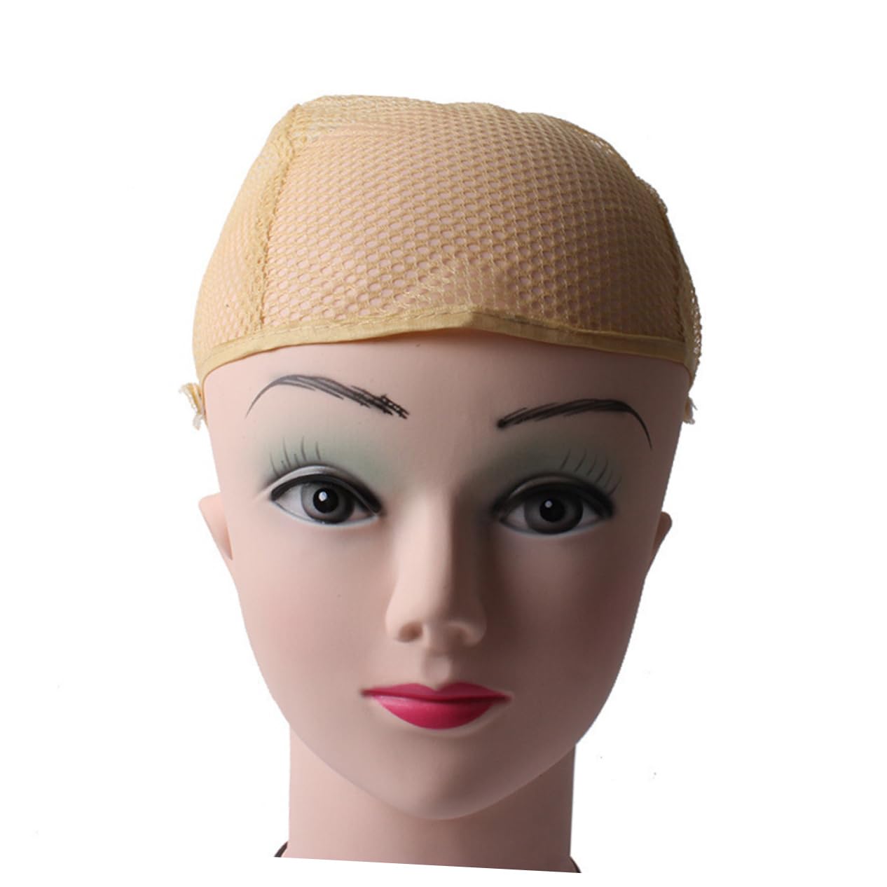 Beavorty Soft Stretchable Wig Hairnet Breathable Mesh Wig Snood Cap for Both Men Women Easy to Use Clean