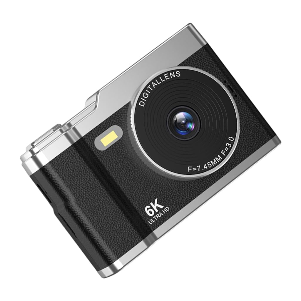 Aparat cyfrowy dla dzieci 6400 W 8-krotny zoom optyczny wbudowane filtry prezent urodzinowy