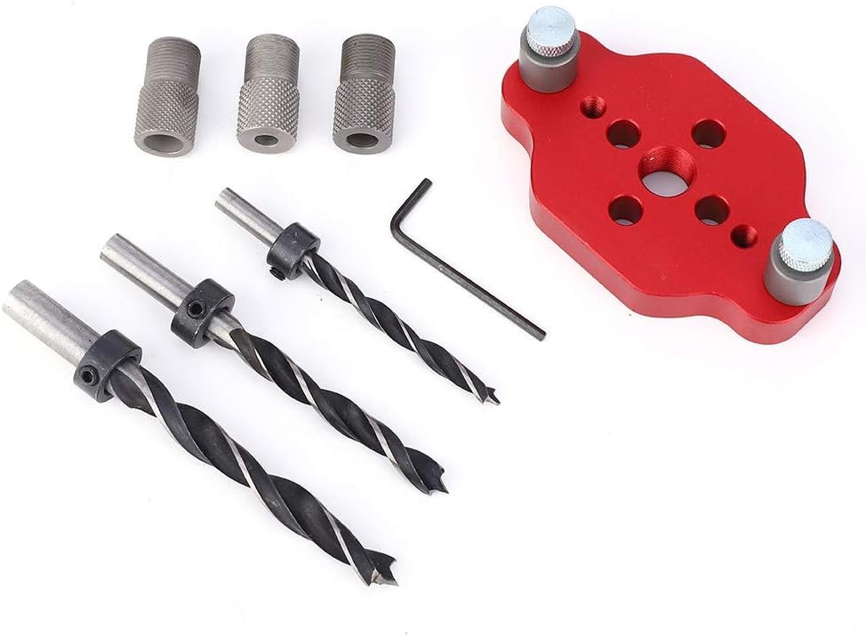 Guide de perçage droit en alliage d'aluminium avec pieds réglables