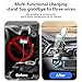 Fannasi 3 in 1 Wireless Car Charger, 15W Fast Charging Phone Holder Foldable Magnetic Mount Fit for All iPhone Android Phone, iWatch, Airpods Wireless Earphone