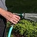AUTOMAN-Garden-Hose-Nozzle, Metal Water Spray Nozzle with Heavy Duty 7 Adjustable Watering Patterns,Slip Resistant for Watering Plants,Lawn& Garden,Washing Cars,Cleaning,Showering Pets & Outdoor Fun.