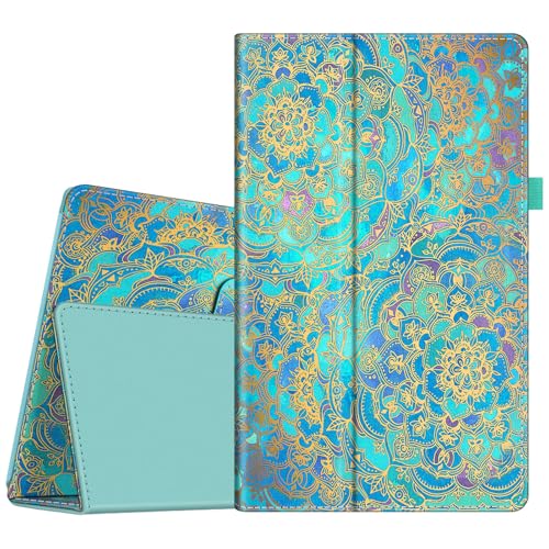 Fintie Folio Stand Case for Fire HD 10 7th/9th Gen 2017/2019 Shades of Blue
