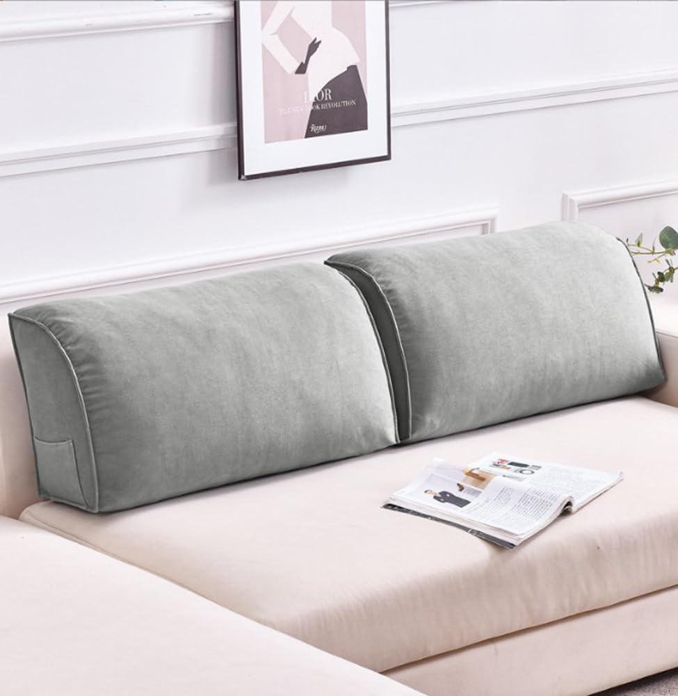 Cuscino Schienale A Cuneo PIURUF - Supporto Lombare Per Divano E Letto 80x20x35cm