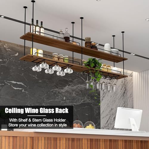 Étagères de rangement de plafond pour libérer vos plans de travail - 5
