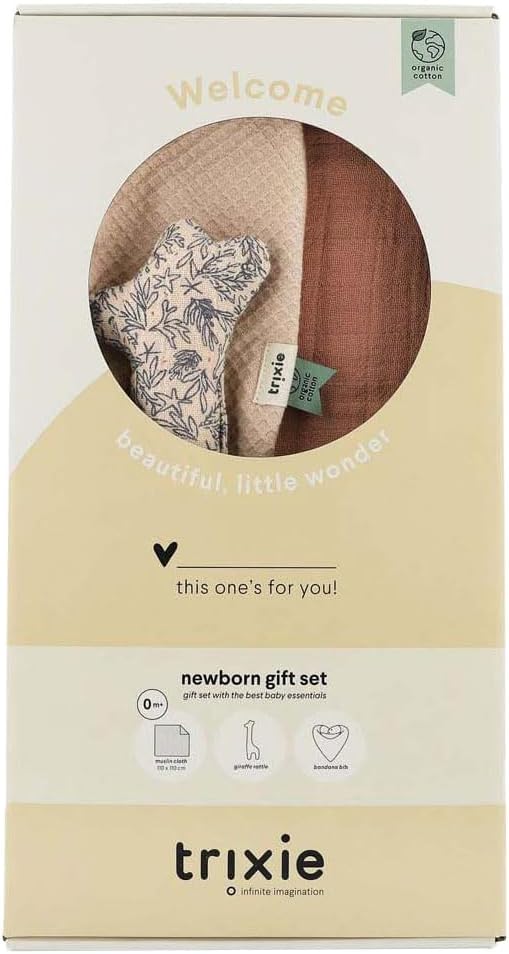 Trixie Baby Gift Box Newborn Set - Lovely Leaves - Gift Idea