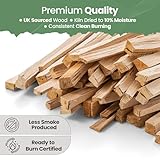Hardys Kindling Wood, 1 Pack - 2.4kg Approx. | Instant Light Firewood Logs, Smokeless - Kiln Dried - BBQ, Fire Heat Logs for Wood Burner, Pizza Oven, Open Fire Pit - Image 2
