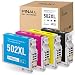 Produktbild PINALL 4 Druckerpatronen Kompatibel 502 502 XL für Expression Home XP-5105 5100 Epson Workforce WF-2860DWF 2865DWF Drucker (1Schwarz/1Cyan/1Magenta/1Gelb)