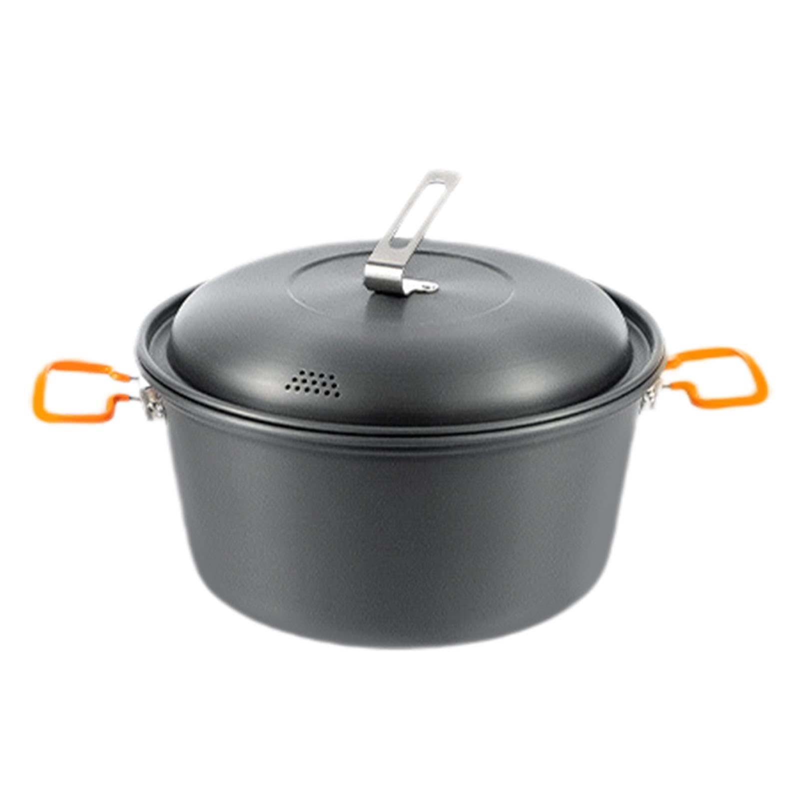 Cuiseur vapeur portable 4,5L batterie de cuisine camping et riz
