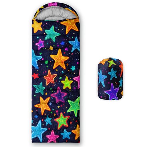 Bolsa de dormir para camping al aire libre, portátil y liviana, adecuada para niños y niñas, color Fzx6