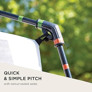 Coleman Tent Octagon, 6 to 8 Man Festival Dome Tent, Waterproof Family Camping Tent with Sewn-in Groundsheet