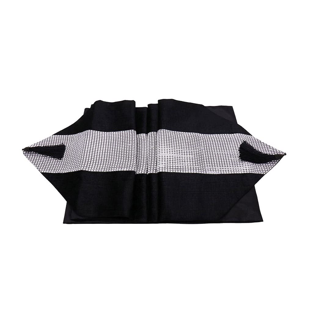 Chemin de table diamant noir 32x250 pour habiller une table de mariage rapidement