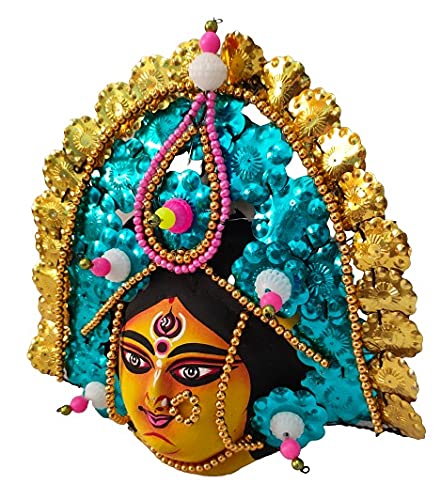 Mukherjee Handicrafts| Devi Durga Chhau Mask – Design | Handmade Product | Decorative Showpiece & Wall Hanging 1